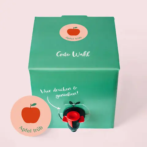 MySirup Box Apfelsaft Sirup Naturtrüb